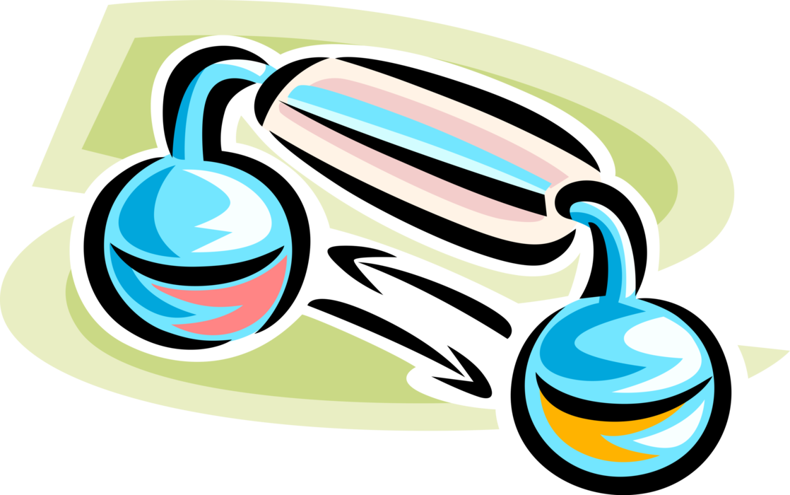 Vector Illustration of Scientific Experiment Laboratory Beaker Glassware Test Equipment used in Scientific Experiments