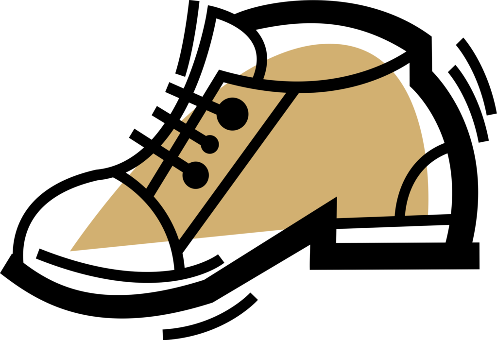 Vector Illustration of Footwear Dress Shoe