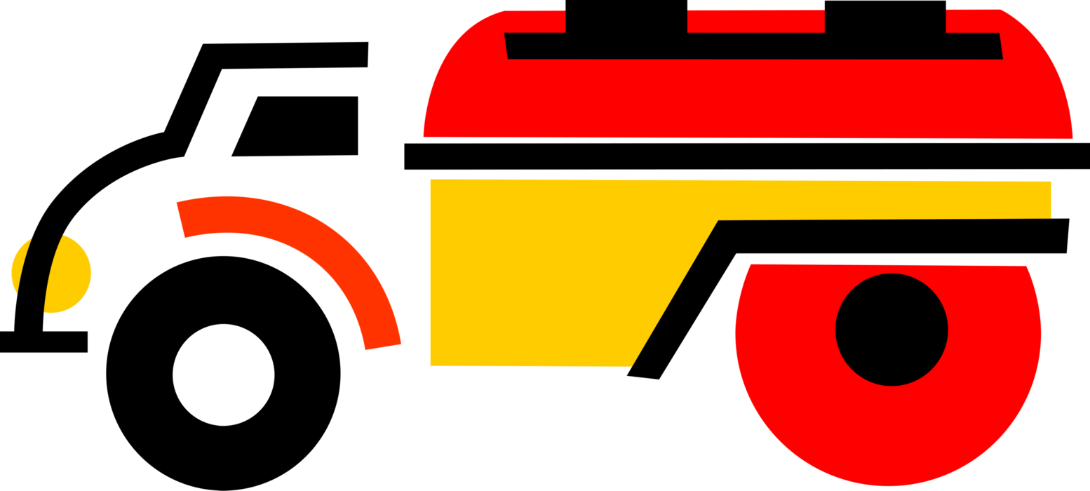 Vector Illustration of Fossil Fuel Petroleum and Gas Transportation Delivery Transport Truck