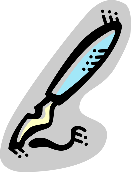 Vector Illustration of Fountain Pen Writing Instrument