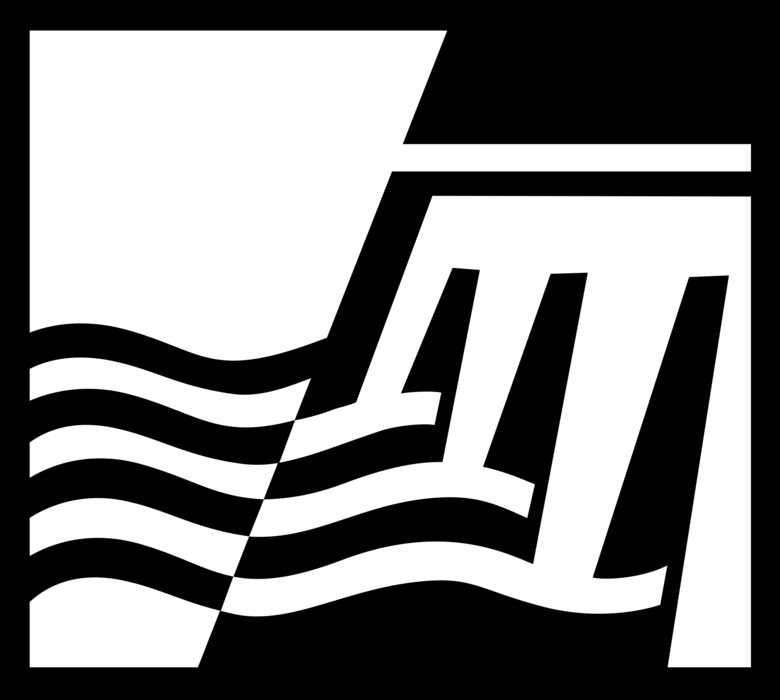 Vector Illustration of Hydroelectric Power Generation with Dam and Spillway