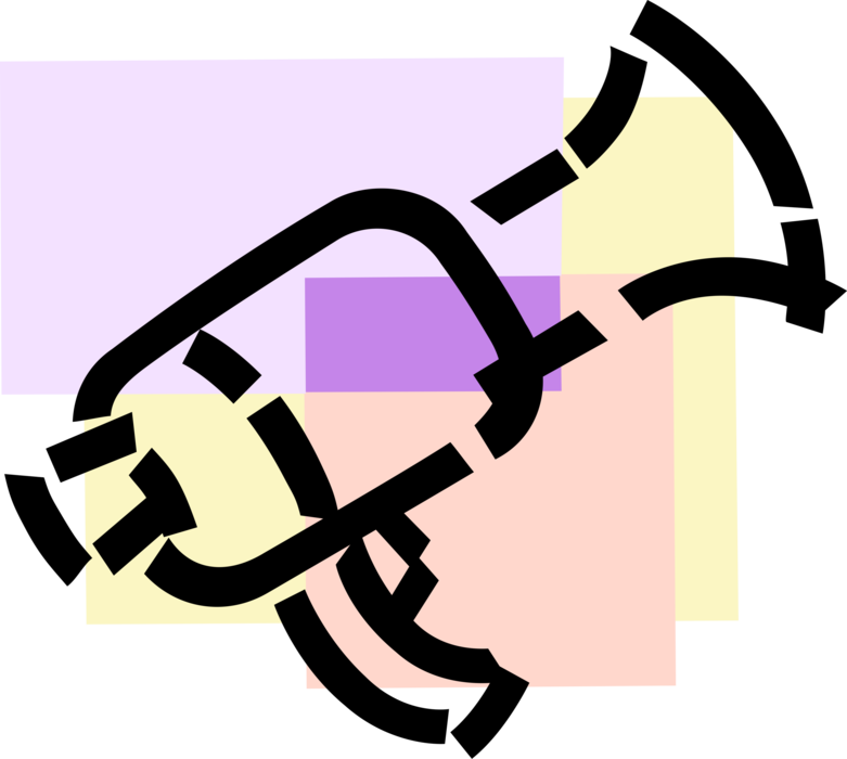 Vector Illustration of Megaphone or Bullhorn to Amplify Voice and Broadcast Message