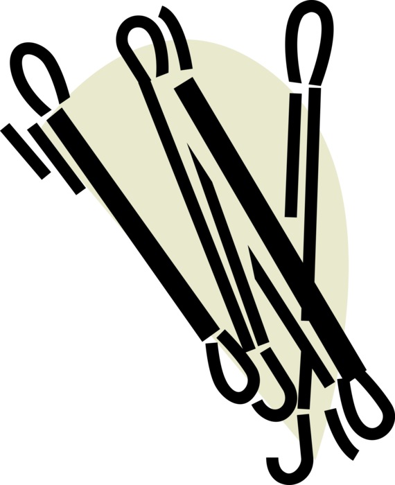 Vector Illustration of Q-Tip Cotton Swab used for Applying and Removing Makeup and for Household Cleaning Use