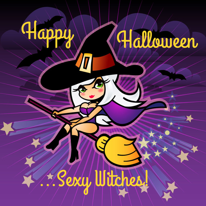 Happy Halloween Sexy Witches