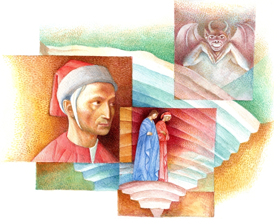 Dante Alighieri, Italian Poet of the Late Middle Ages