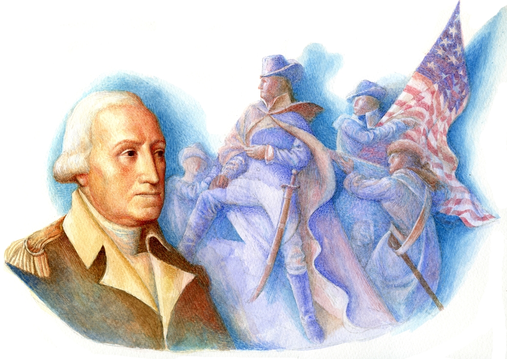 President George Washington, 1st President of The United States