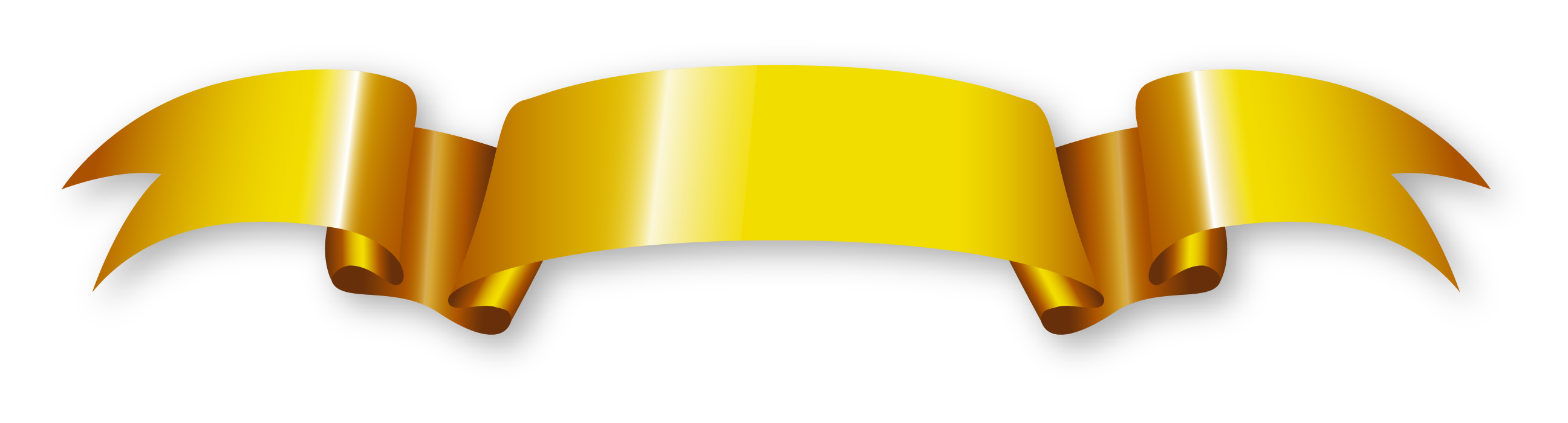 Gold Ribbon banner