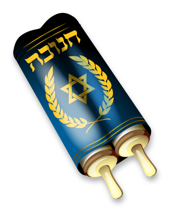 Happy Hanukkah Torah Scroll