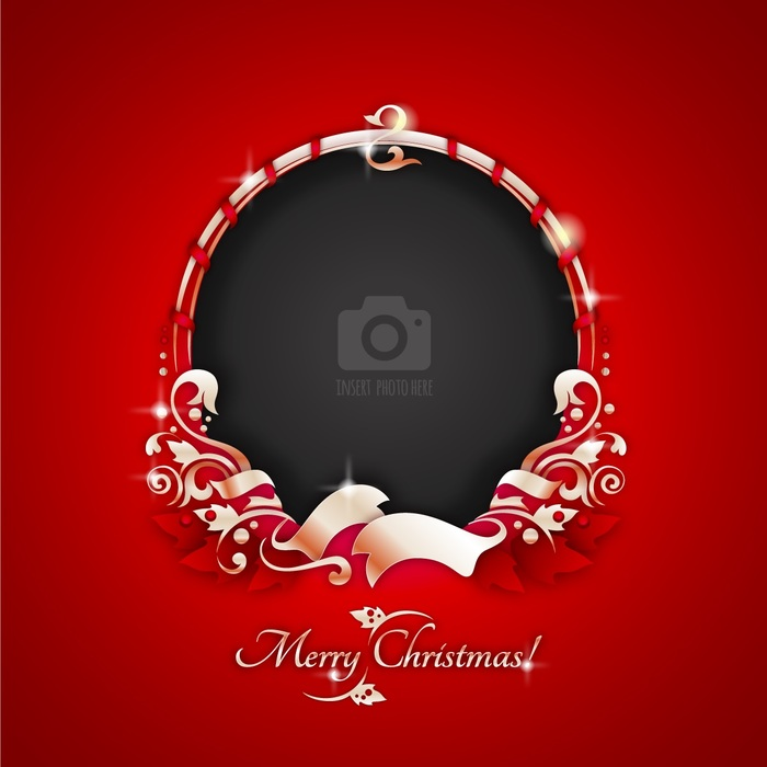 Merry Christmas Collage Photo Frame