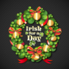 3au51n35ua wannapik vector st patricks day wreath design 06