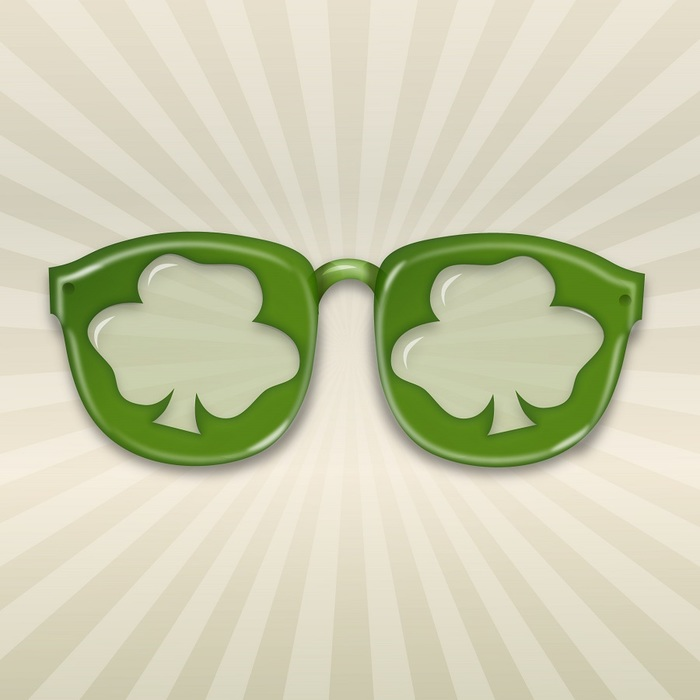 St. Paddy Green Party Glasses