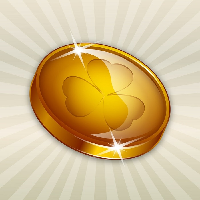 St. Patrick's Lucky Golden Coin