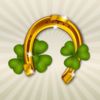 St patricks lucky symbol lucky%20horseshoe%20&%20shamrock