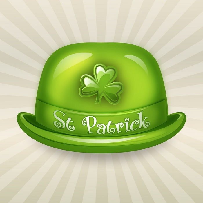 St. Patrick's Day Green Bowler Hat