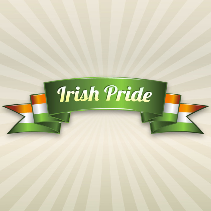 Irish Pride Ribbon Banner