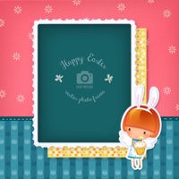 6o1d0hhyph wannapik vector easter photo frame 05 01