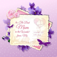 W38owl4x8 wannapik vector mothers day postcard